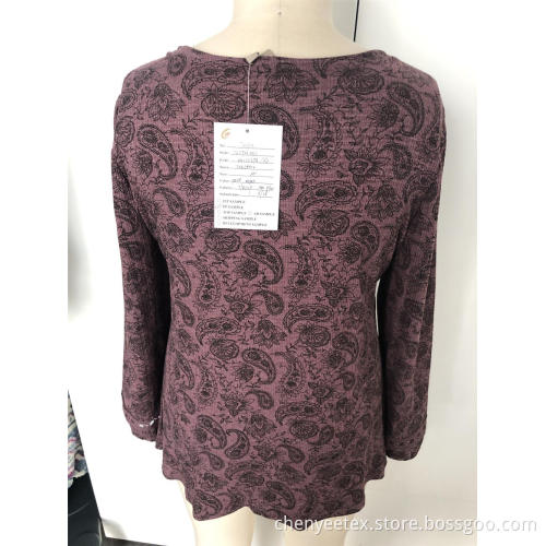 Long women's print long sleeves